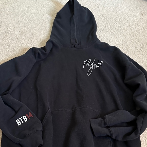 Gildan Heavy Blend Black Hoodie - Picture 1 of 3